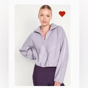 Crop Sherpa Quarter Zip